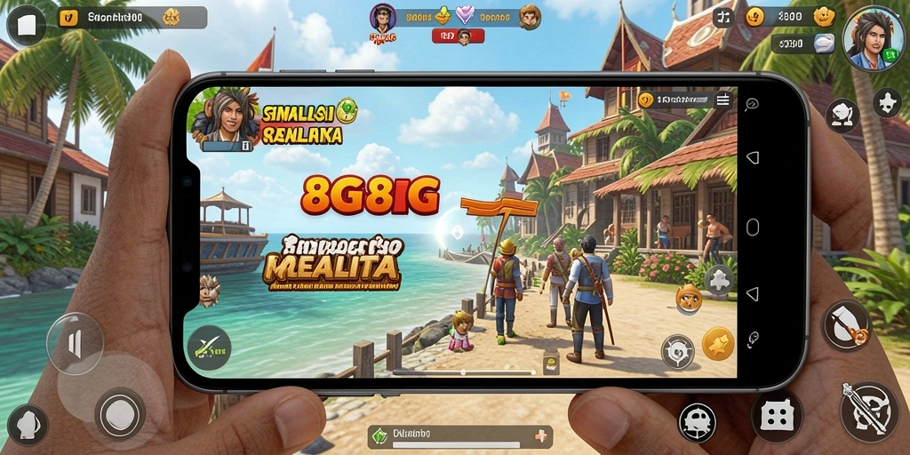 Gameplay menarik dari 8G8G dengan simulasi yang mendalam.