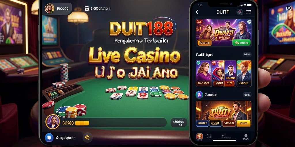 Screenshot gameplay DUIT188 menangkap suasana kasino langsung yang memikat.