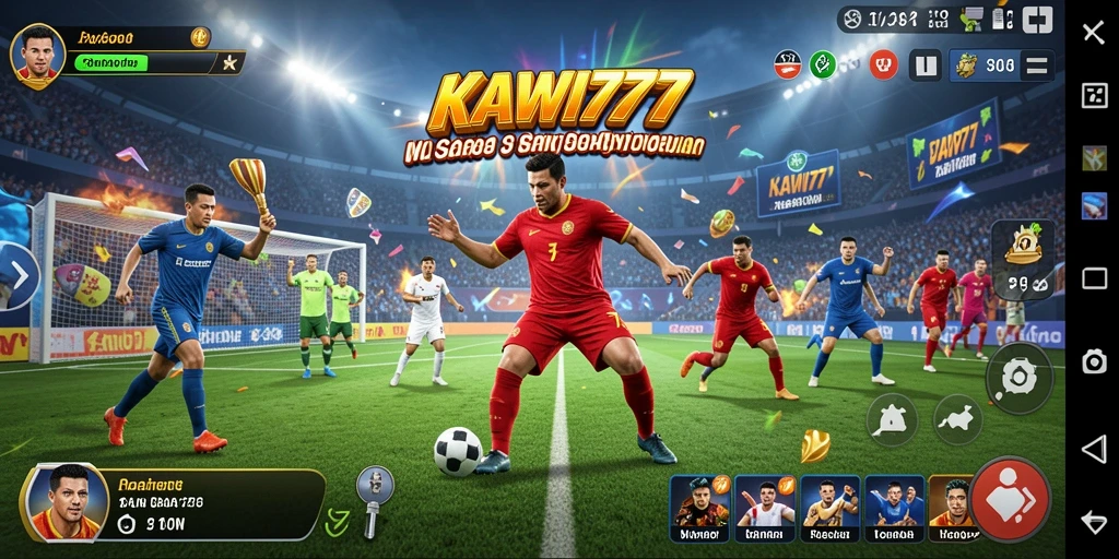 Tampilan gameplay KAWI777 yang penuh aksi dan seru.