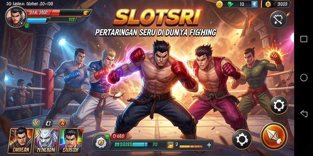 Tampilan gameplay SLOTSRI yang seru dan menantang.