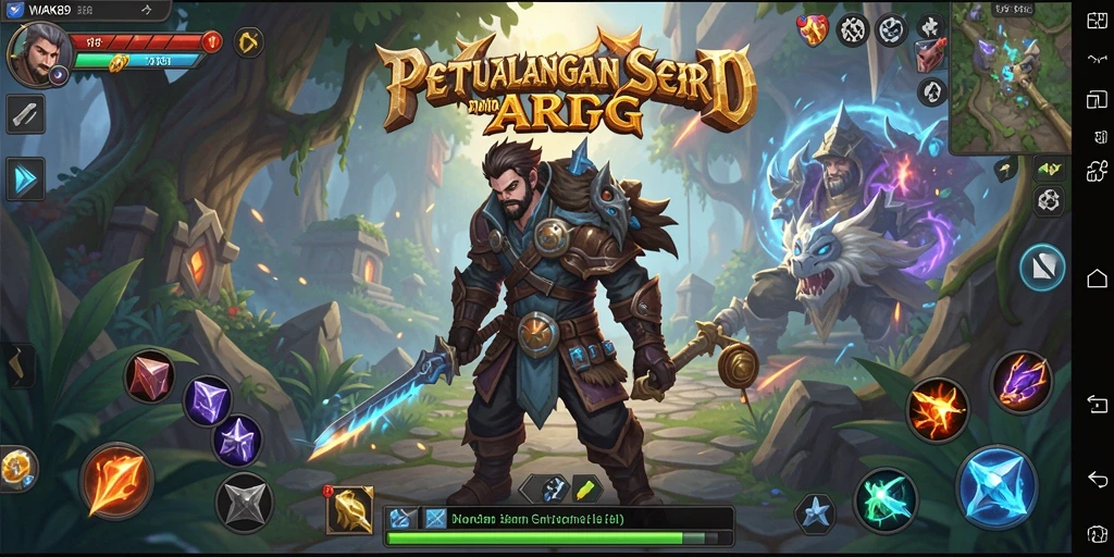 Screenshot utama WAK89 memperlihatkan aksi pertarungan yang mendebarkan dalam gameplay ARPG.